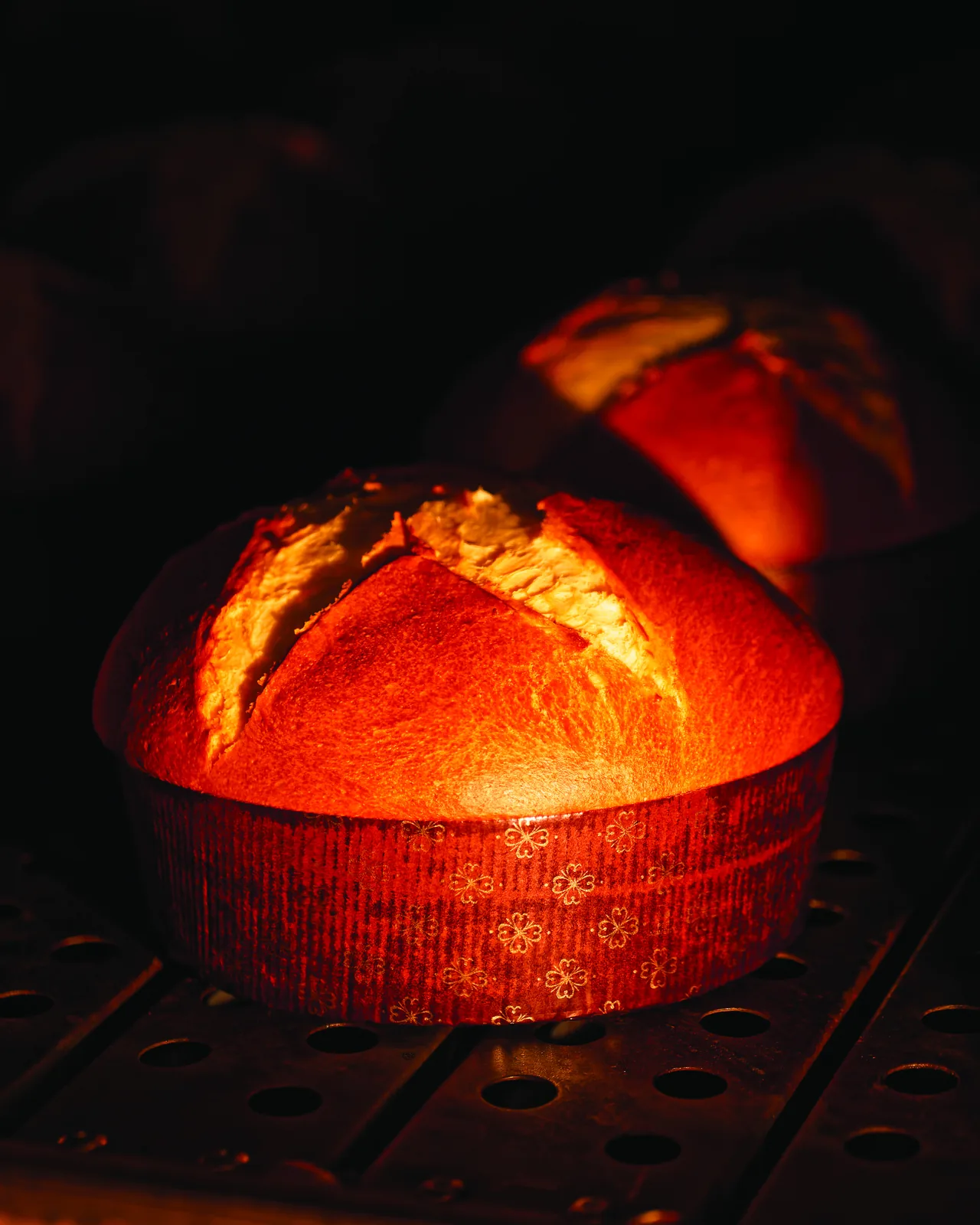Panettone Scarpato durante la lavorazione