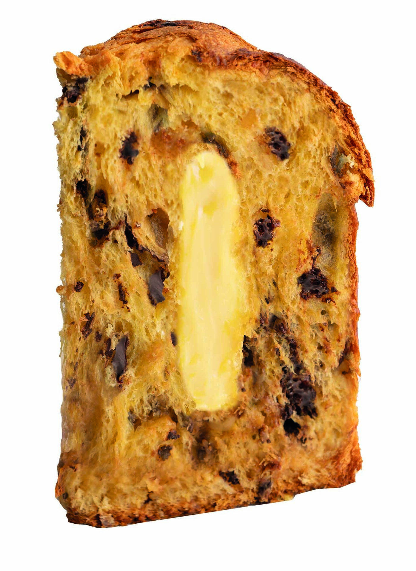 Panettone ai tre cioccolati