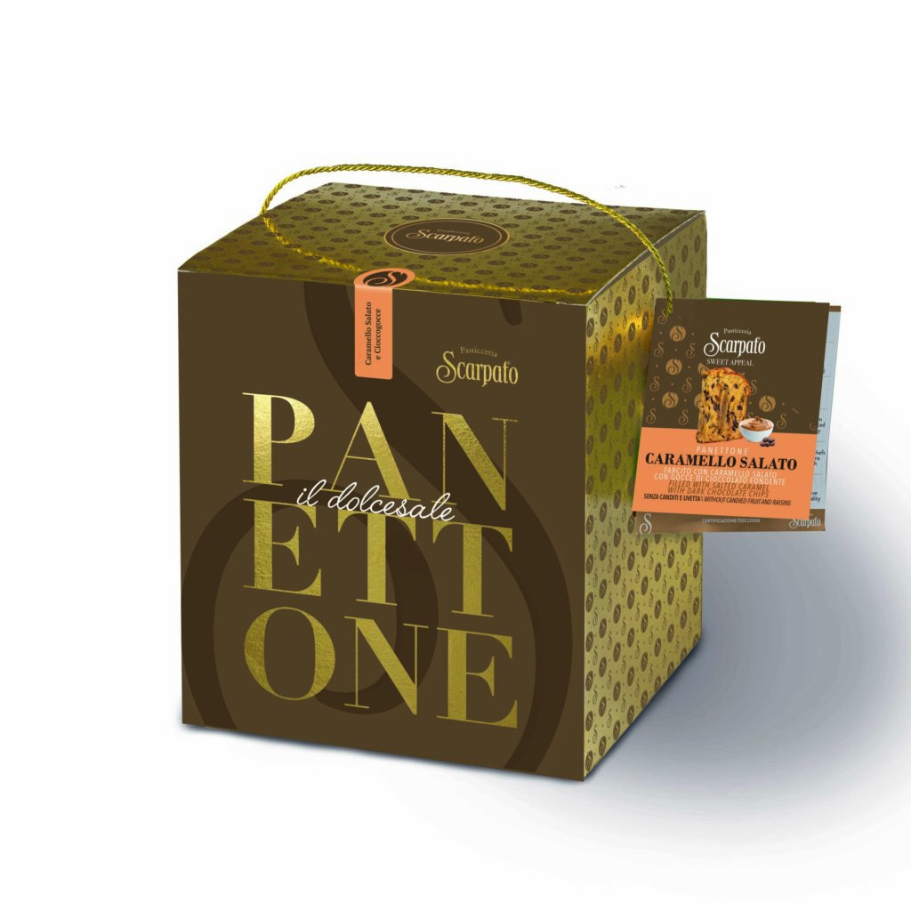 Panettone Dolcesale caramello salato & gocce di cioccolato