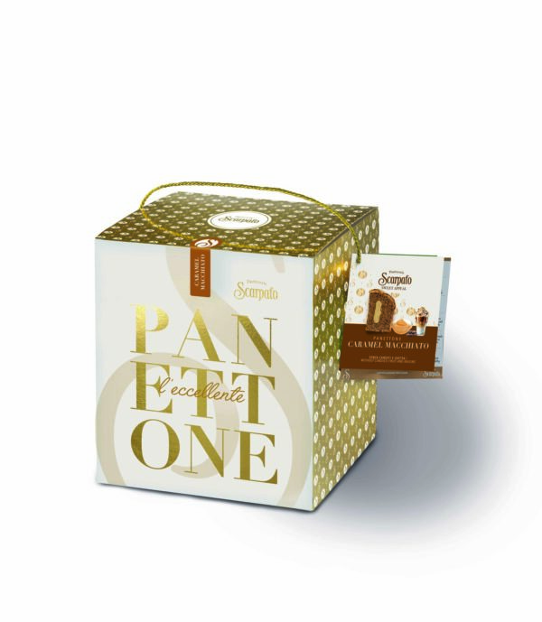 Panettone caramel macchiato caffè e caramello