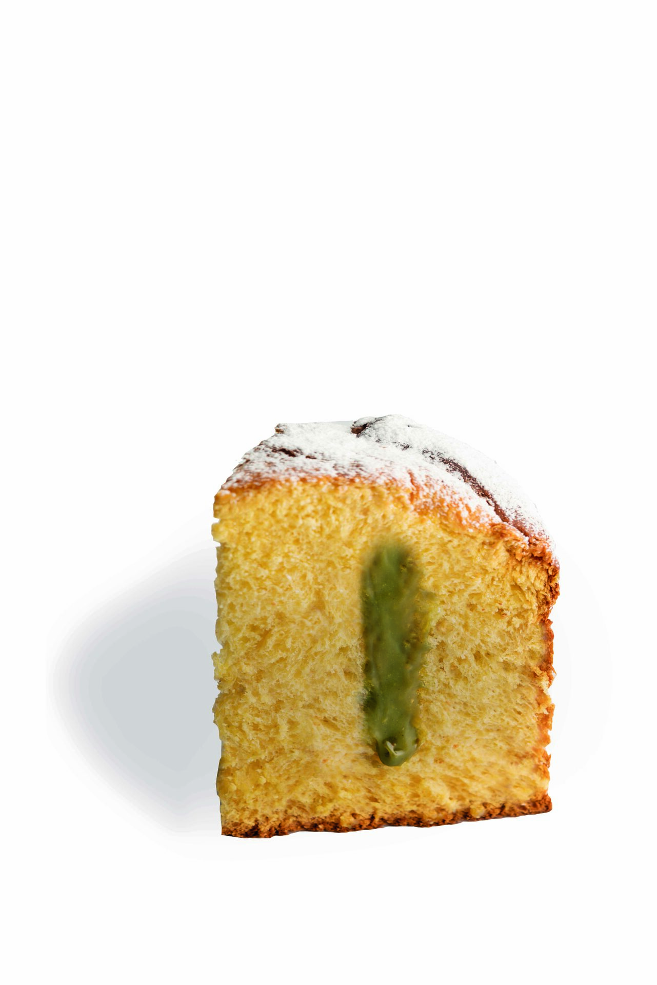 Panettone al pistacchio di Sicilia con crema spalmabile