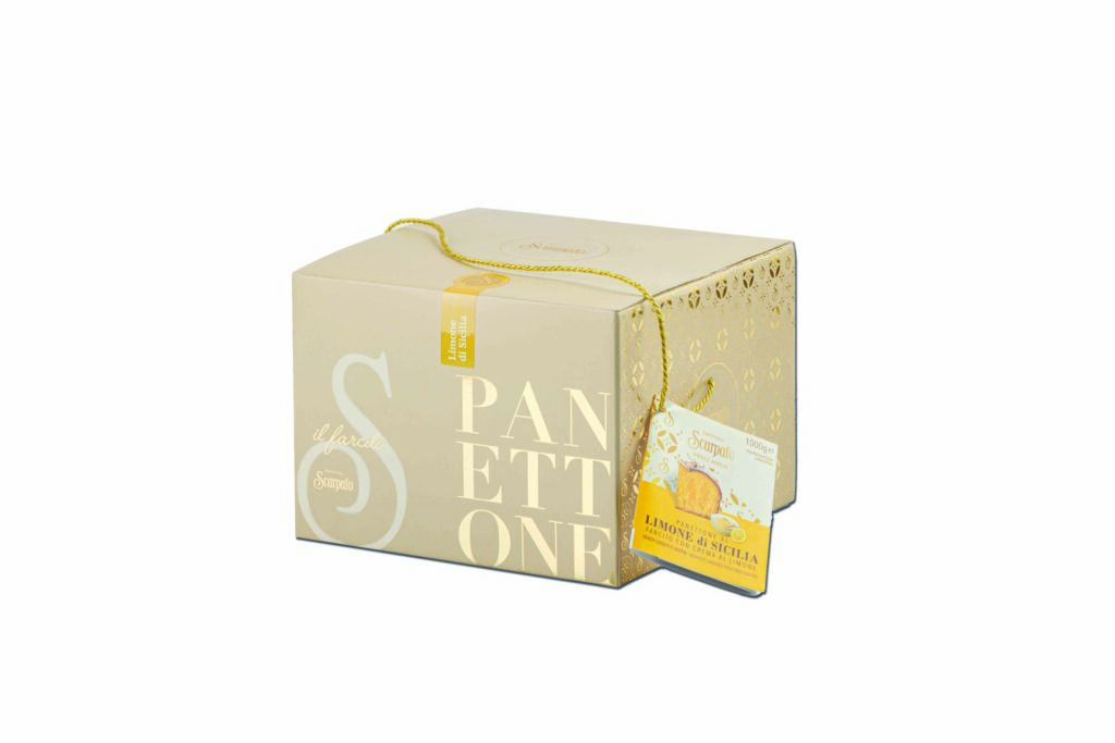 Panettone al limone di Sicilia con crema al limone