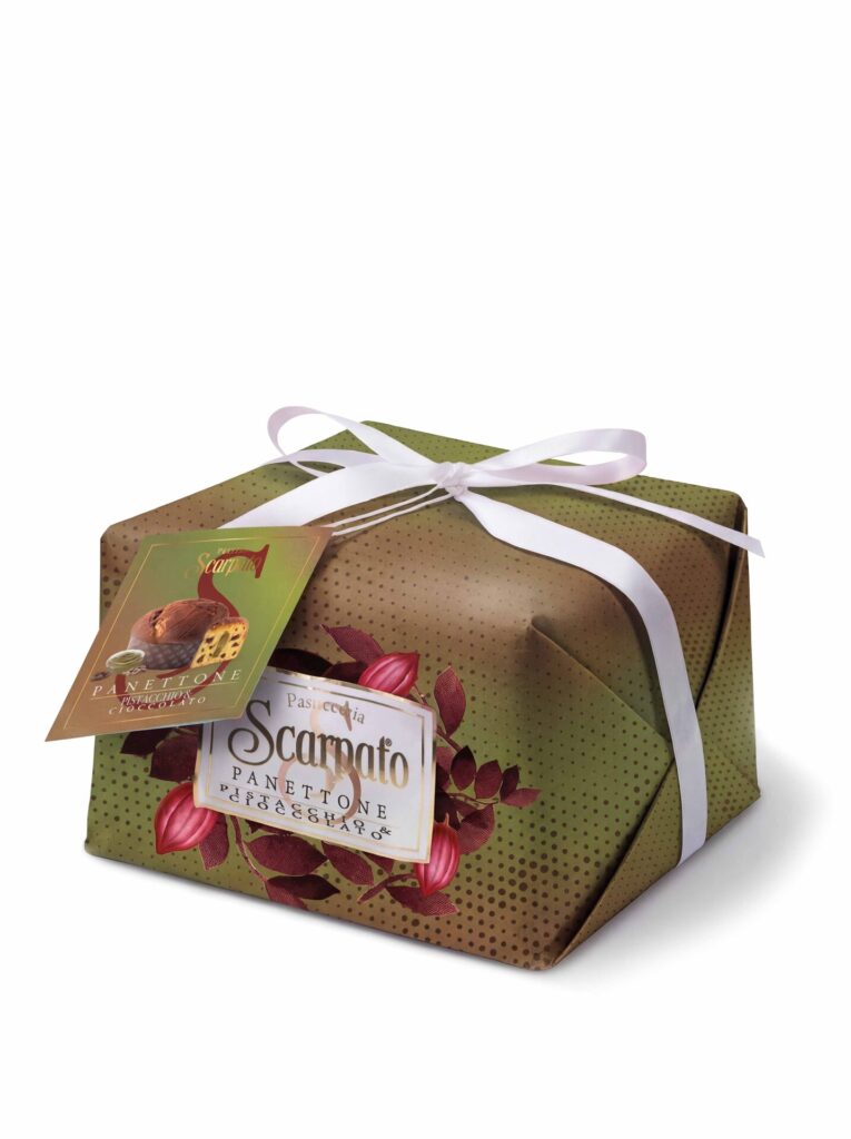 Panettone pistacchio e cioccogocce